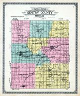 Outline County Map, Gentry County 1914